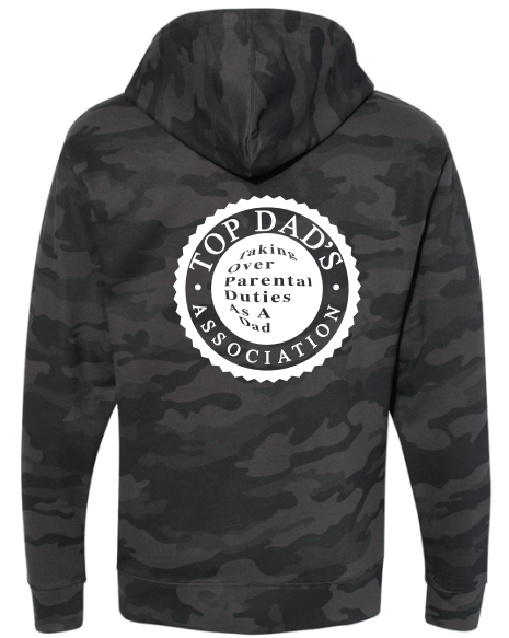 Camouflage Top Dad's Association Pullover Hoodie