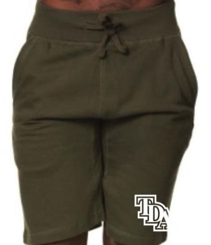 Green Top Dads Association Shorts with "TDA" Logo